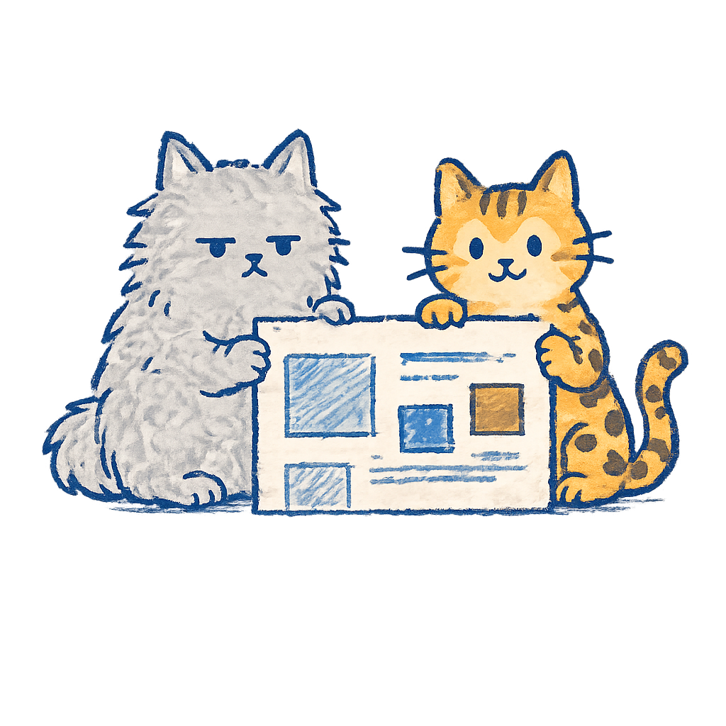 Illustrated cat
