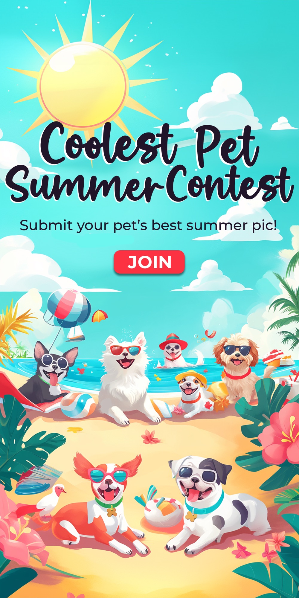 Sweeps.pet illustrated banner